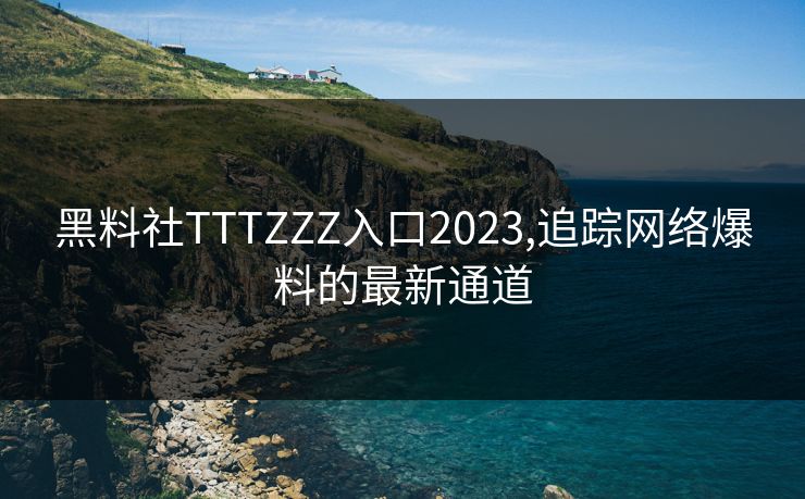 黑料社TTTZZZ入口2023,追踪网络爆料的最新通道